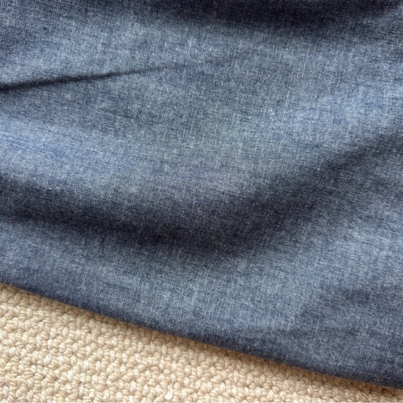 J. Crew Blue Mini Skirt with Scalloped Trim - Picture 4 of 4